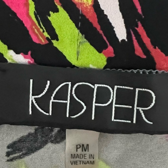 KASPER Pull-on Printed Skirt SZ PM - Picture 2 of 9